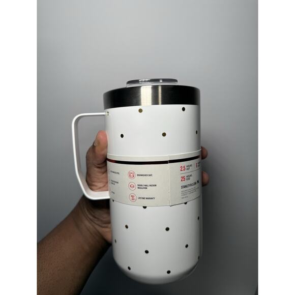 Stanley X Target Limited Edition 24oz FROST POLKA DOT Camp Mug BNWT - Picture 4 of 8